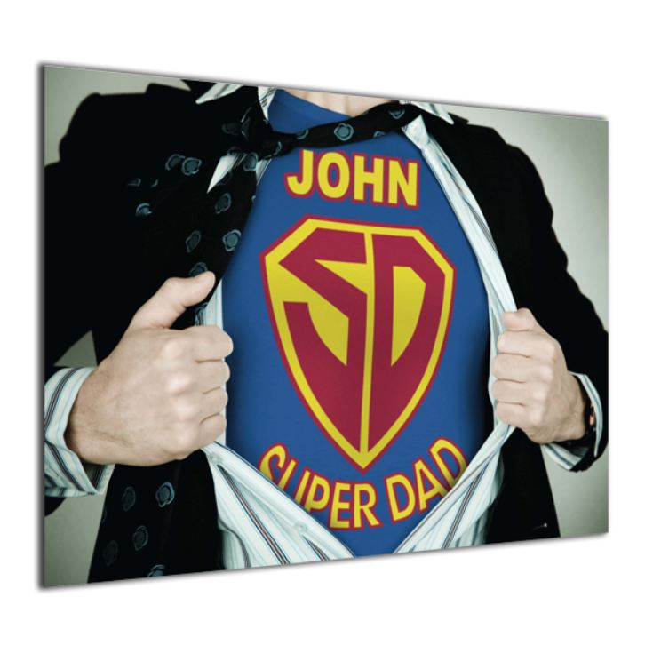 Personalised Super Dad Poster product image