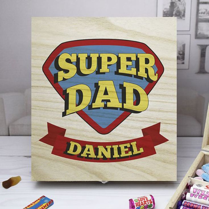 Super Dad - Wooden Sweet Box product image