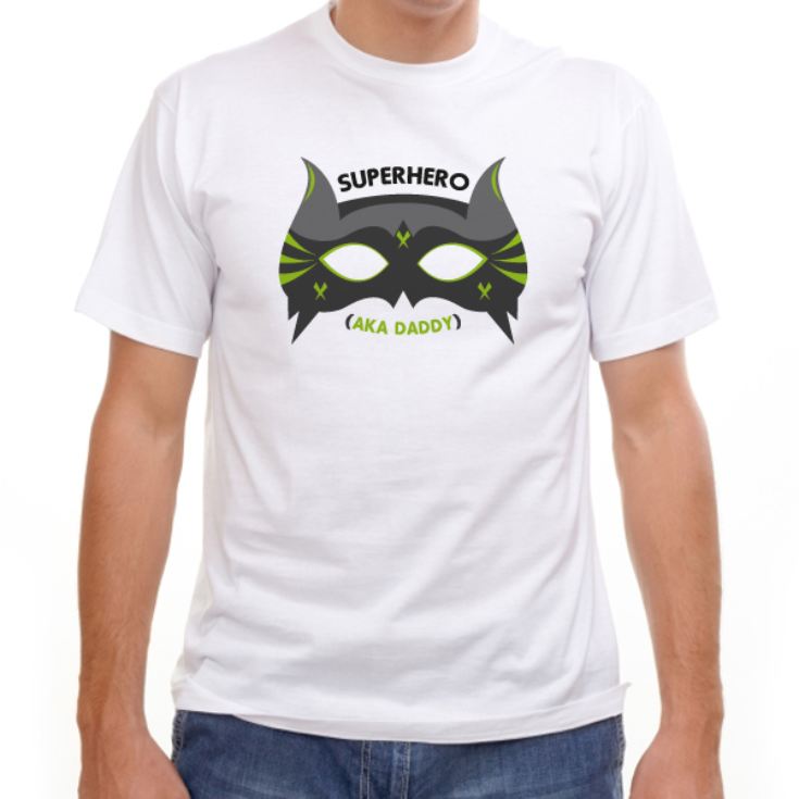 Personalised Superhero T Shirt And Baby Grow Set product image