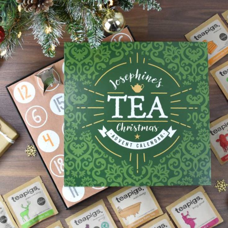 Personalised Tea Advent Calendar The Gift Experience