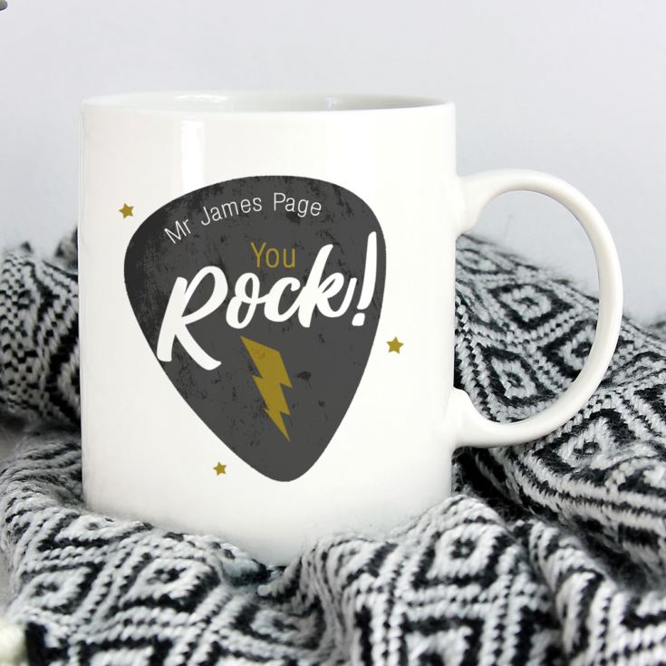 Personalised Teacher You Rock Mug product image