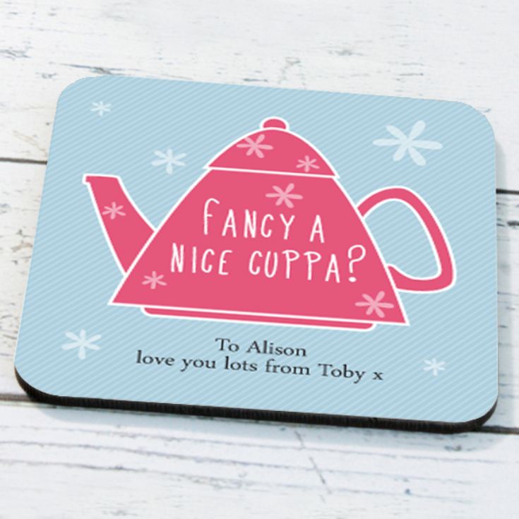Personalised Teapot Design Coaster product image