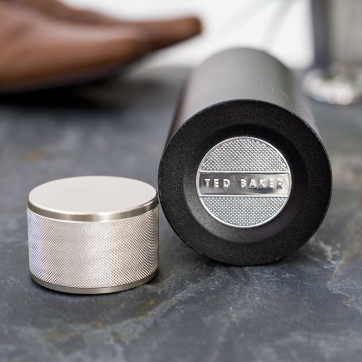 Personalised Ted Baker Black Water Bottle The Gift Experience