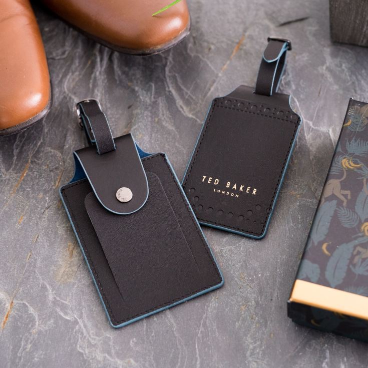 Ted Baker Personalised Set Of Two Luggage Tags The Gift Experience