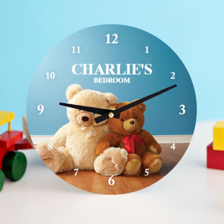 Teddy Bear Personalised Clock product image