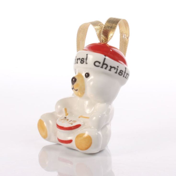 My First Christmas Teddy Decoration product image