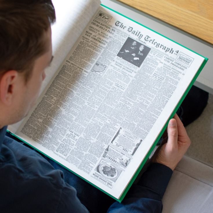 30th Birthday Edition Personalised Telegraph Newspaper Book product image