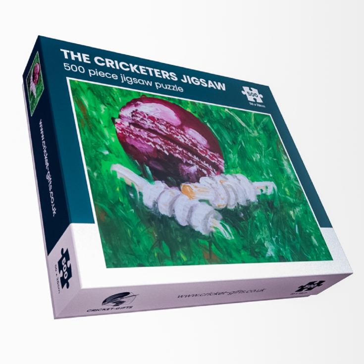Cricket Ball and Bails 500 Piece Jigsaw Puzzle product image