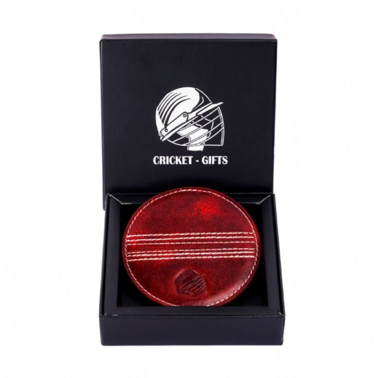 Cricket Red Buffalo Leather Coaster product image