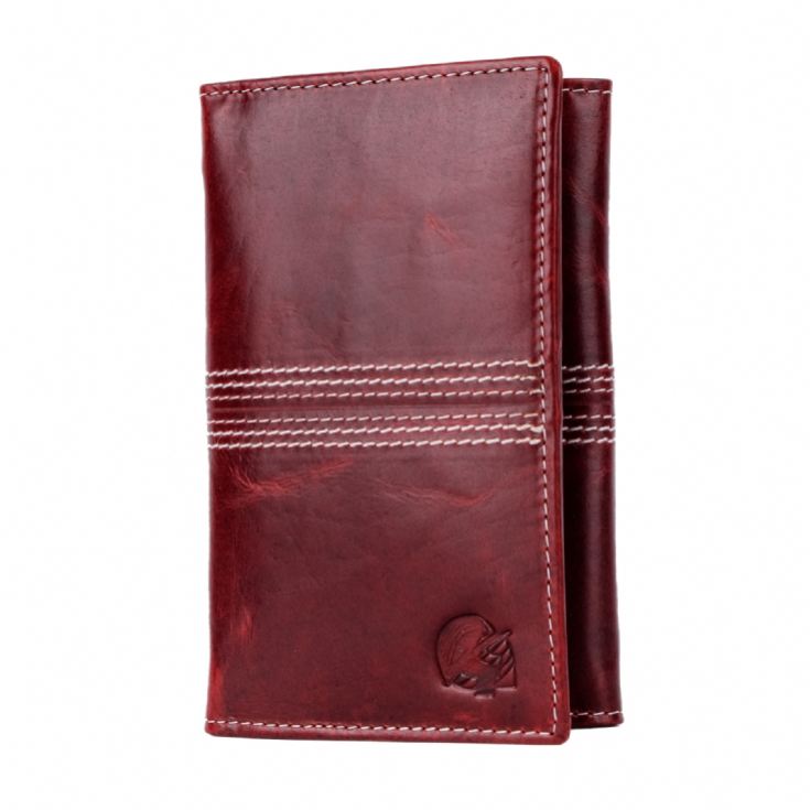 Cricket Buffalo Red Leather Travel Wallet product image