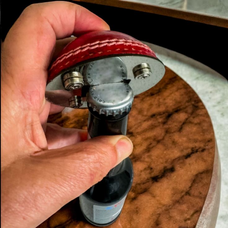 Half Cricket Ball Bottle Opener product image