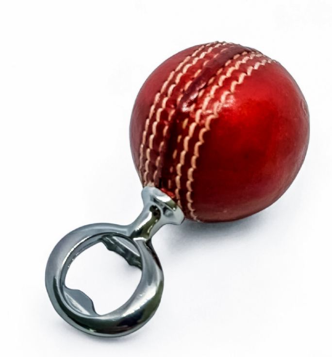 Real Cricket Ball Bottle Opener product image