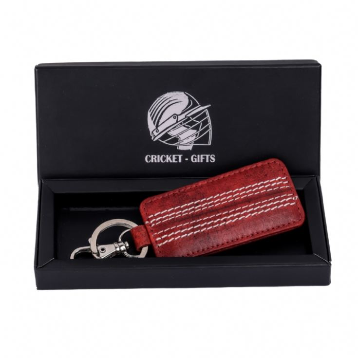Cricket Red Buffalo Leather Key Fob product image