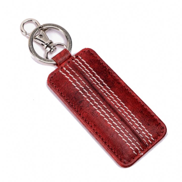Cricket Red Buffalo Leather Key Fob product image