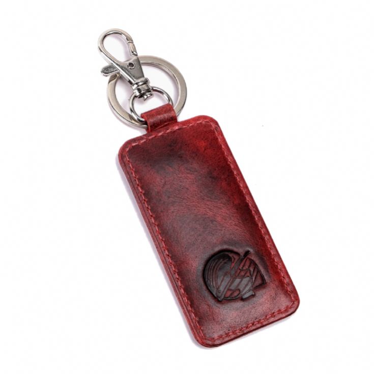 Cricket Red Buffalo Leather Key Fob product image