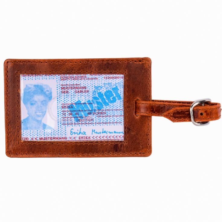 Rugby Buffalo Leather Luggage Tag product image