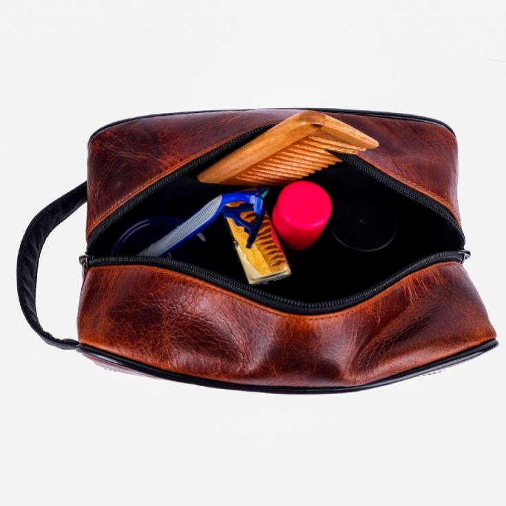 Rugby Buffalo Leather Wash Bag product image