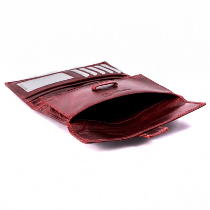 Cricket Buffalo Red Leather Wallet with RFID Protection product image