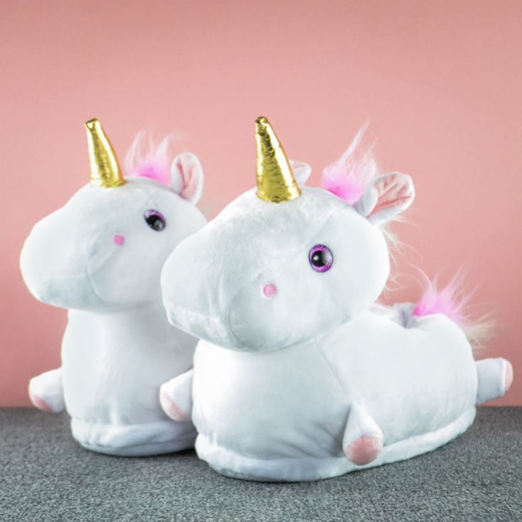 Unicorn LED Light Up Slippers product image