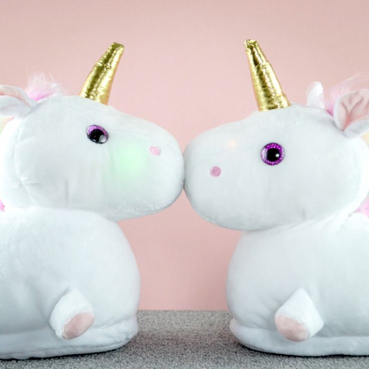 Unicorn LED Light Up Slippers product image