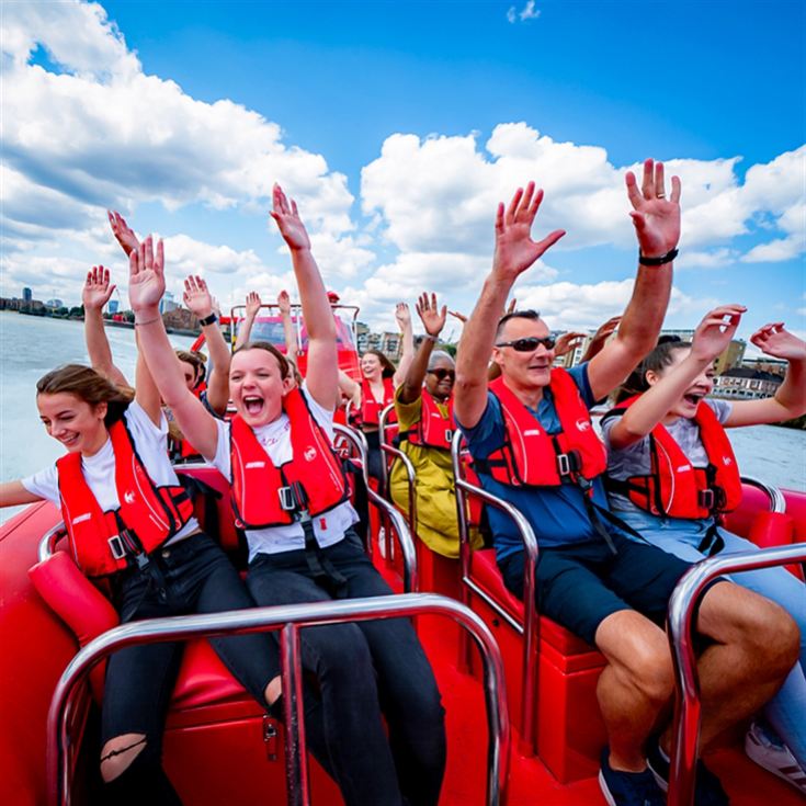 The Chimney Lift at Battersea Power Station and Thames Rockets Speedboat product image