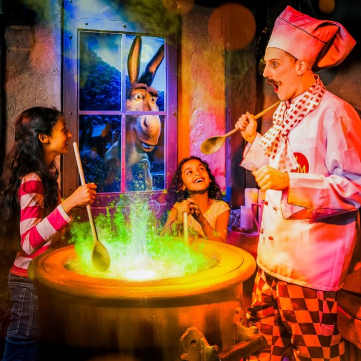 Family Entrance to Shrek's Adventure! London & Lunch at Las Iguanas product image