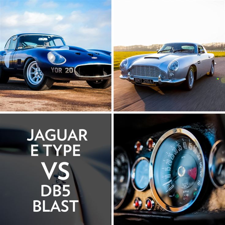 Jaguar E Type Vs DB5 Blast product image