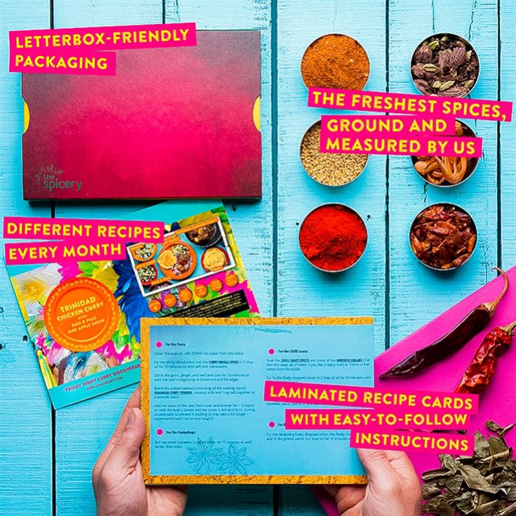 Twelve Month Curry Recipe Kit Subscription with The Spicery product image