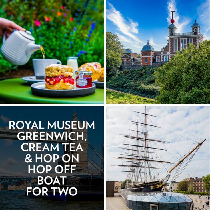 Royal Museum Greenwich, Cream Tea and Hop on Hop off Boat for Two product image