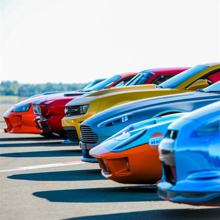 Supercar Vs Classic Car Blast product image