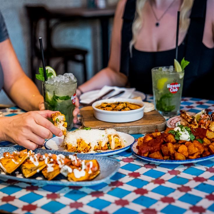 Bottomless Mojitos or Cruz Campo with 5 Plates product image