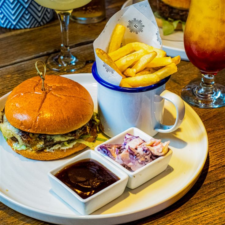 Cocktail Masterclass with a Pizza or Burger for Two product image