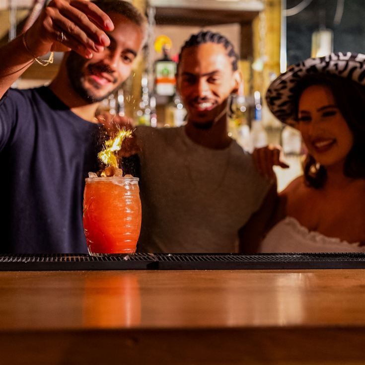 Cocktail Masterclass with a Pizza or Burger for Two product image