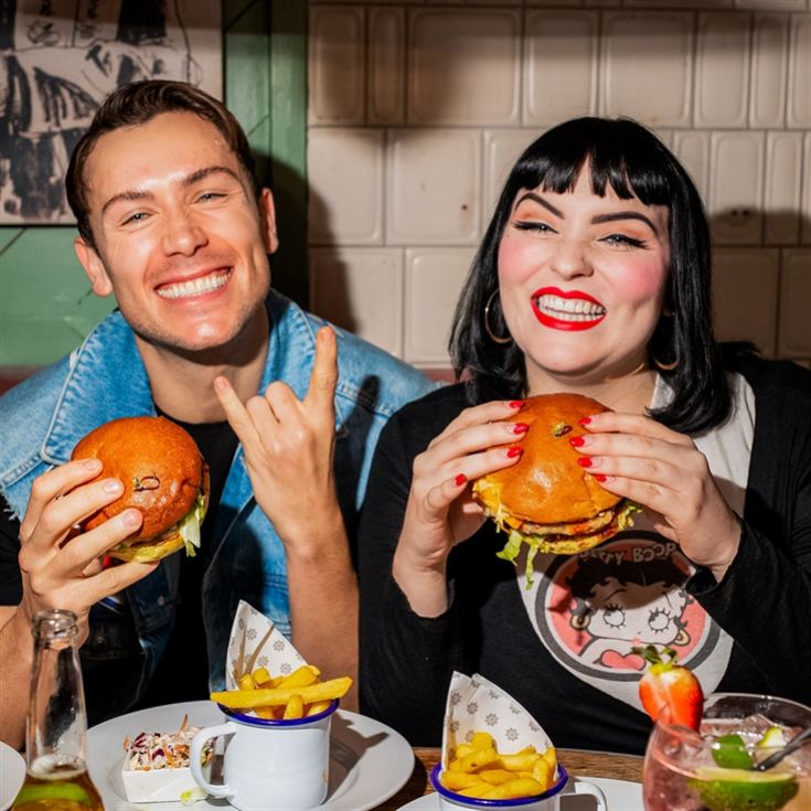 Cocktail Masterclass with a Pizza or Burger for Two product image