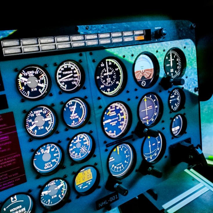 Helicopter Flight & Simulator Experience with Sparkling Lunch for Two product image