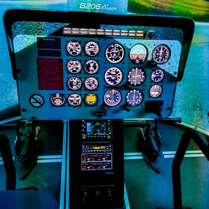 Helicopter Flight & Simulator Experience with Sparkling Lunch for Two product image