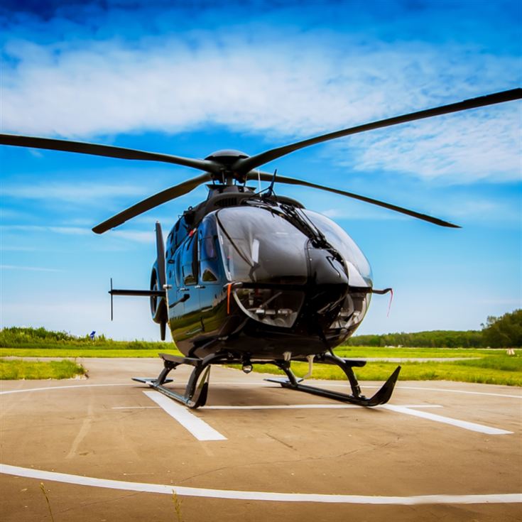 Helicopter Flight & Simulator Experience with Sparkling Lunch for Two product image