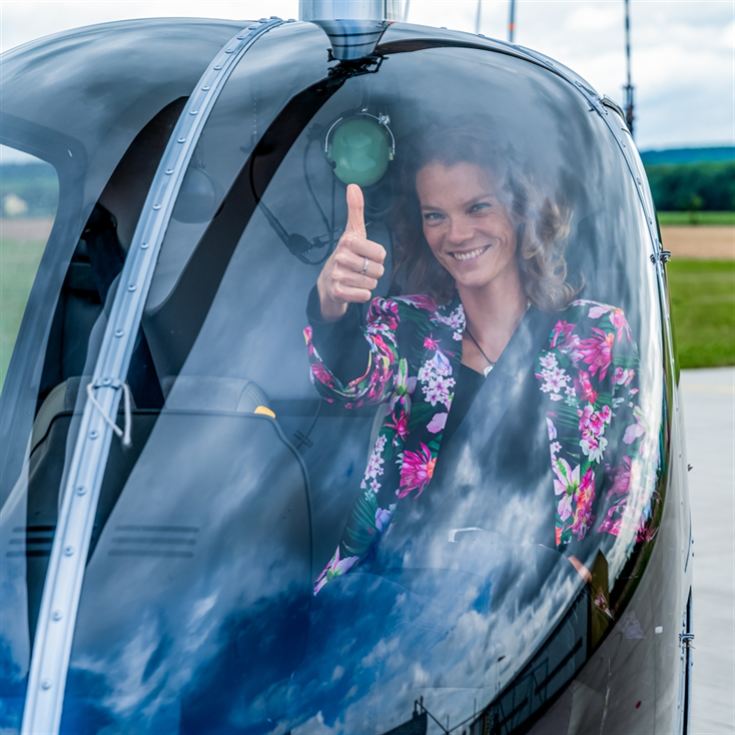 Helicopter Flight & Simulator Experience with Sparkling Lunch for Two product image