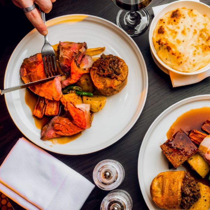 Roast Dinner & Glass of House Wine for Two at The Grand Hotel Birmingham product image