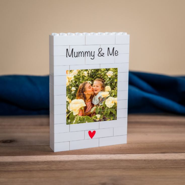 Personalised "Mummy & Me" LEGO® Brick Photo Upload Blocks product image