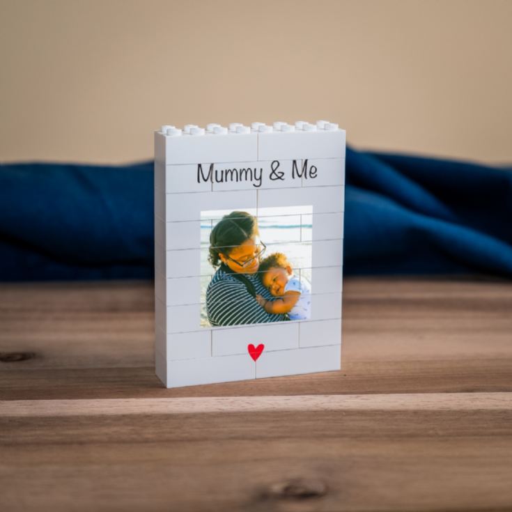 Personalised "Mummy & Me" LEGO® Brick Photo Upload Blocks product image
