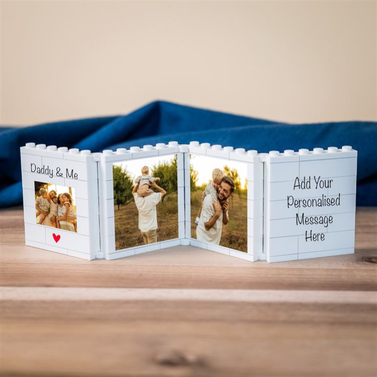 Personalised Fold-Out "Daddy & Me" LEGO® Brick Photo Albums product image