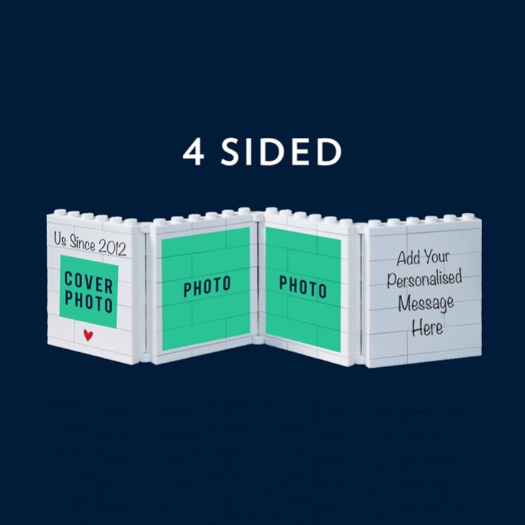 Personalised Fold-Out "Us Since..." LEGO® Brick Photo Albums product image
