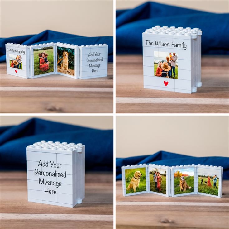 Personalised Fold-Out "The Family" LEGO® Brick Photo Albums product image