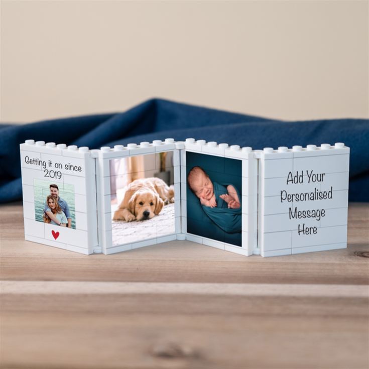 Personalised Fold-Out "Getting it On Ever Since" LEGO® Brick Photo Albums product image