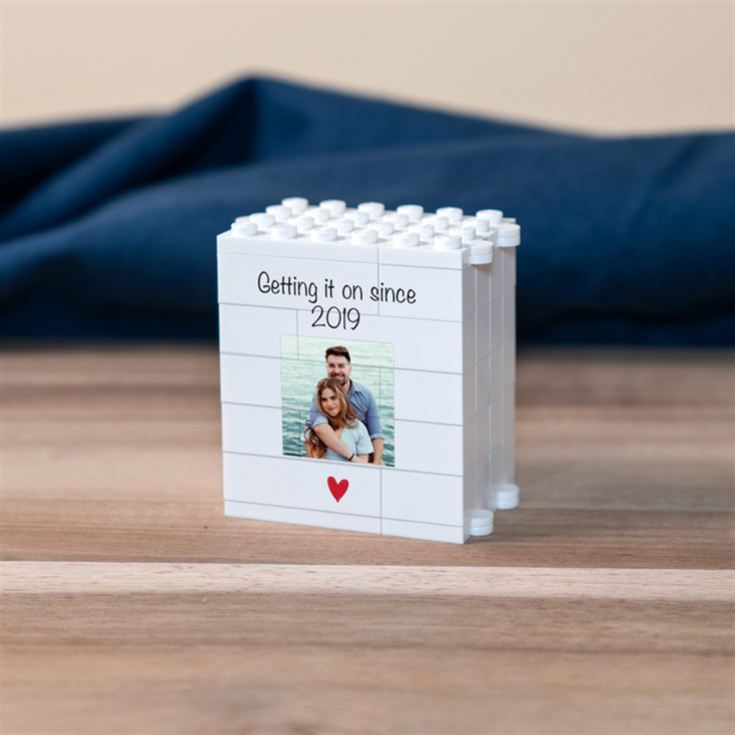 Personalised Fold-Out "Getting it On Ever Since" LEGO® Brick Photo Albums product image