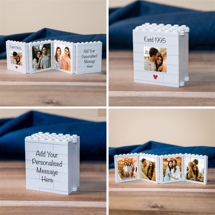 Personalised Fold-Out "Estd..." Birthday LEGO® Brick Photo Albums product image
