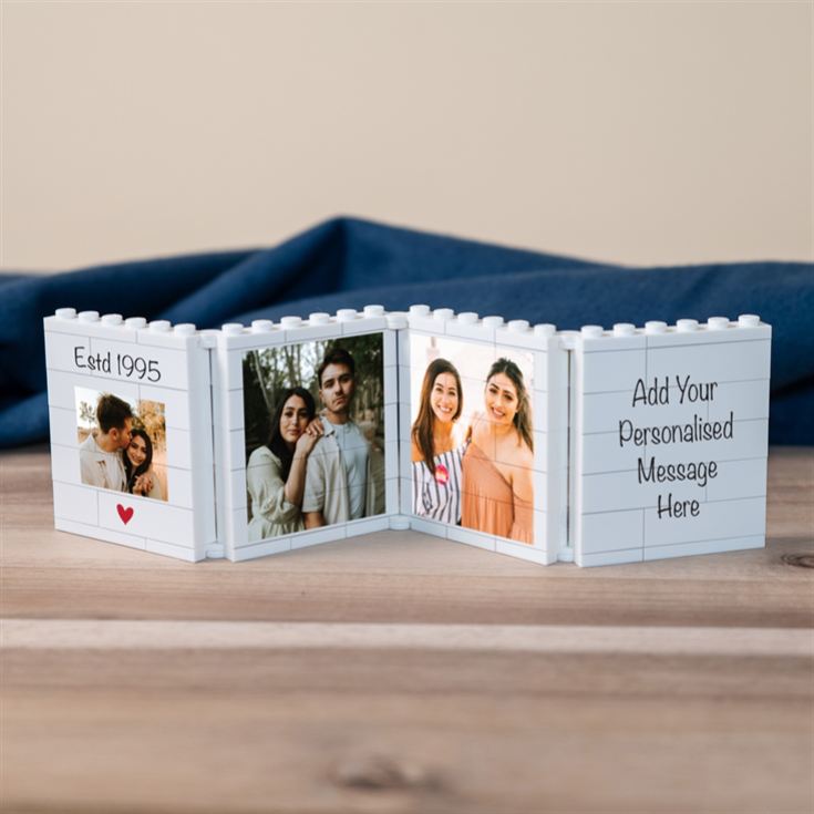 Personalised Fold-Out "Estd..." Birthday LEGO® Brick Photo Albums product image