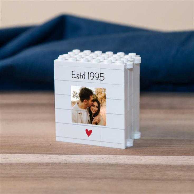 Personalised Fold-Out "Estd..." Birthday LEGO® Brick Photo Albums product image