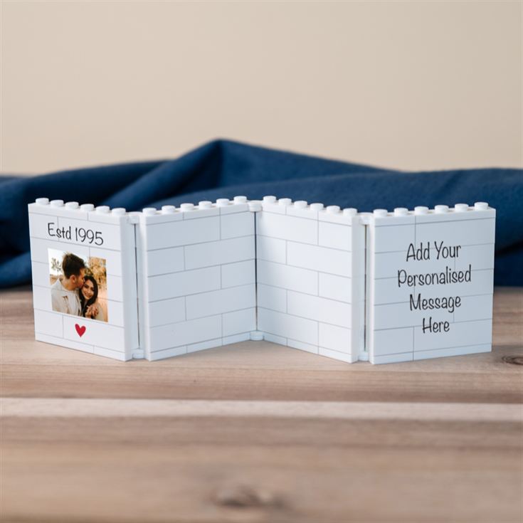 Personalised Fold-Out "Estd..." Birthday LEGO® Brick Photo Albums product image